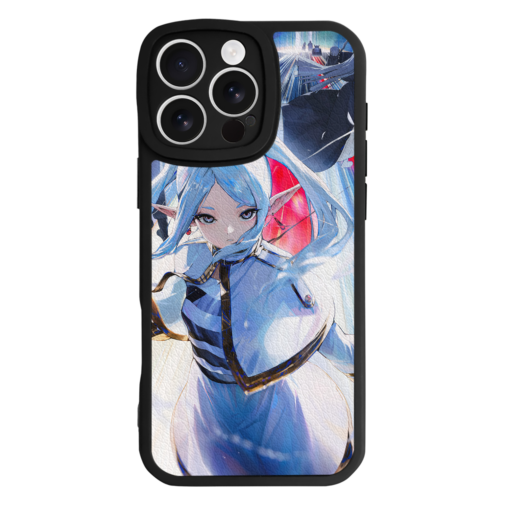 （画像用） 葬送のフリーレン Frieren 【iPhone 16シリーズ対応】シリコンスマホケース（レザー調） 材質：シリコン